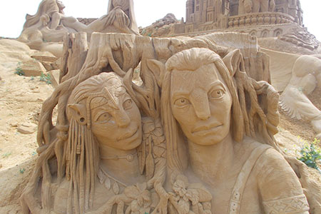 sand