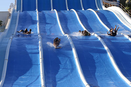 slide (slid, slid)